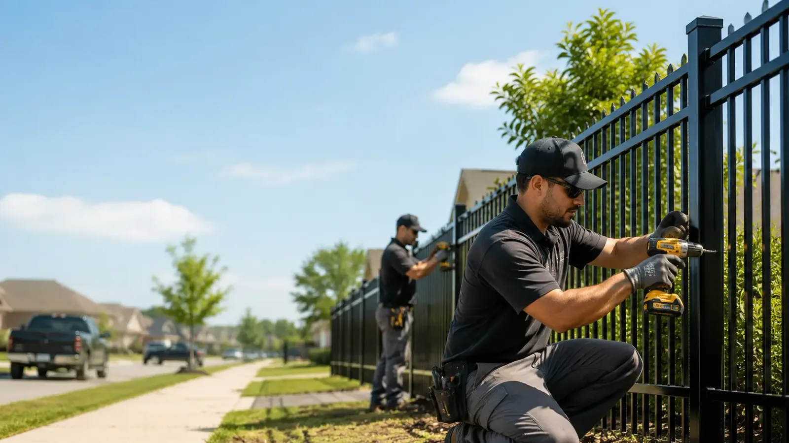 Metal Fence Installation in Linden, VA